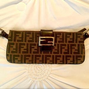 * Authentic FENDI Zucca Vintage Baguette Bag